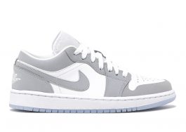 Jordan 1 Low Aluminium Wolf Grey | Sneaker Cream